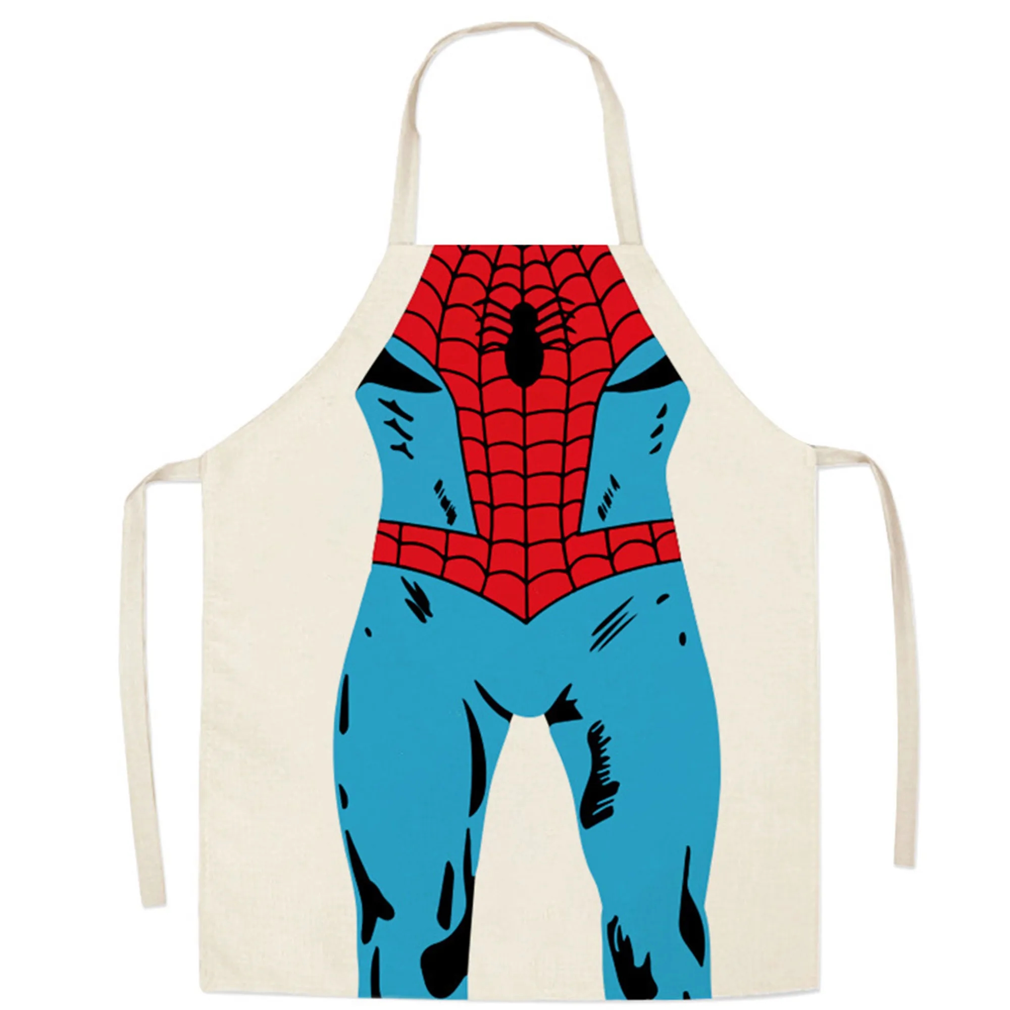 Waterproof Cartoon Apron Superhero Universal Kitchen Bib 10