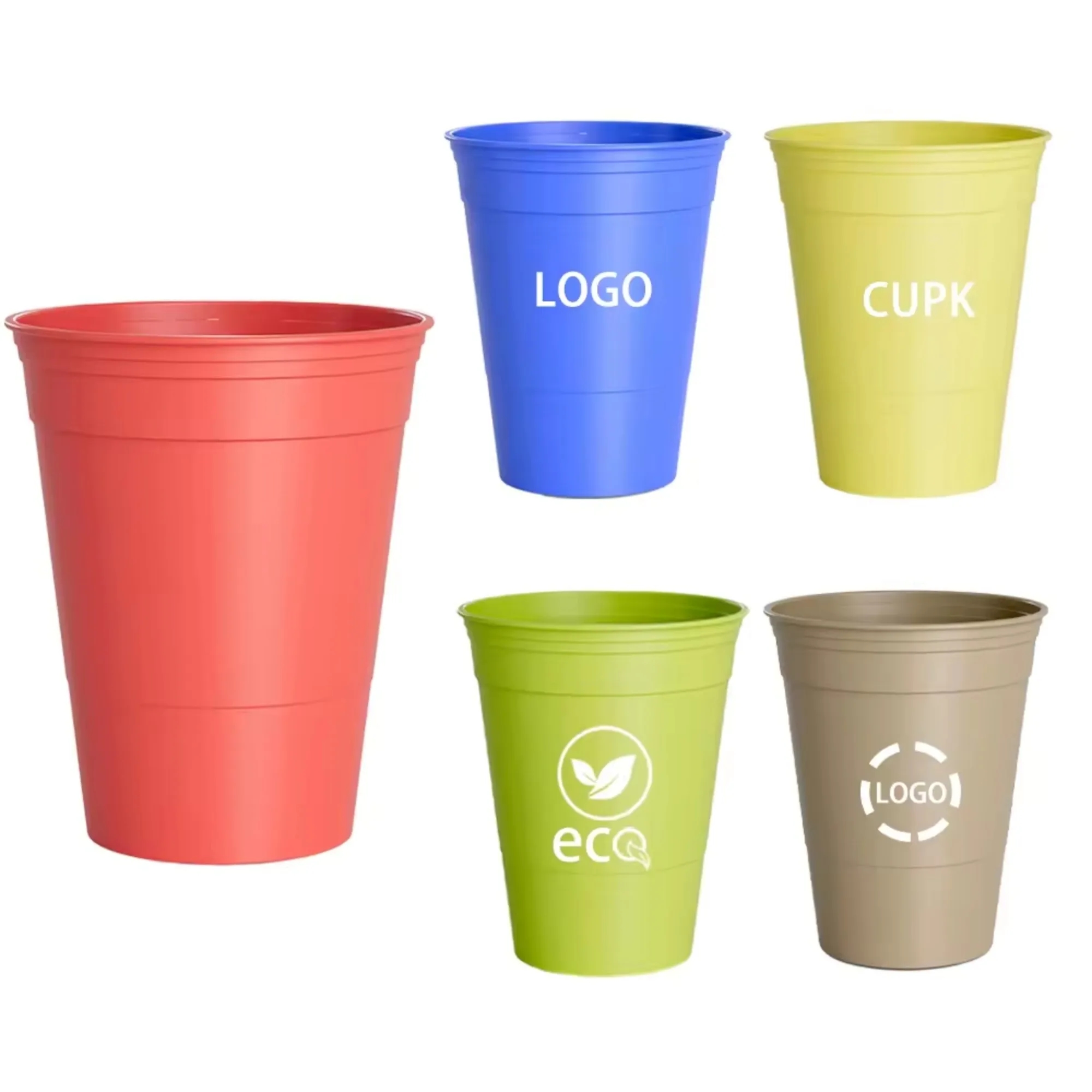 Plain Reusable Stadium Cup 7
