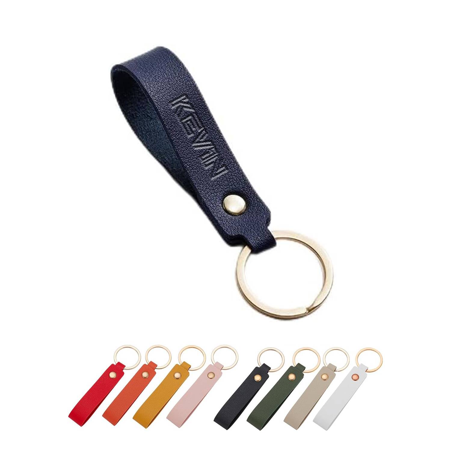 Leather keychain 4