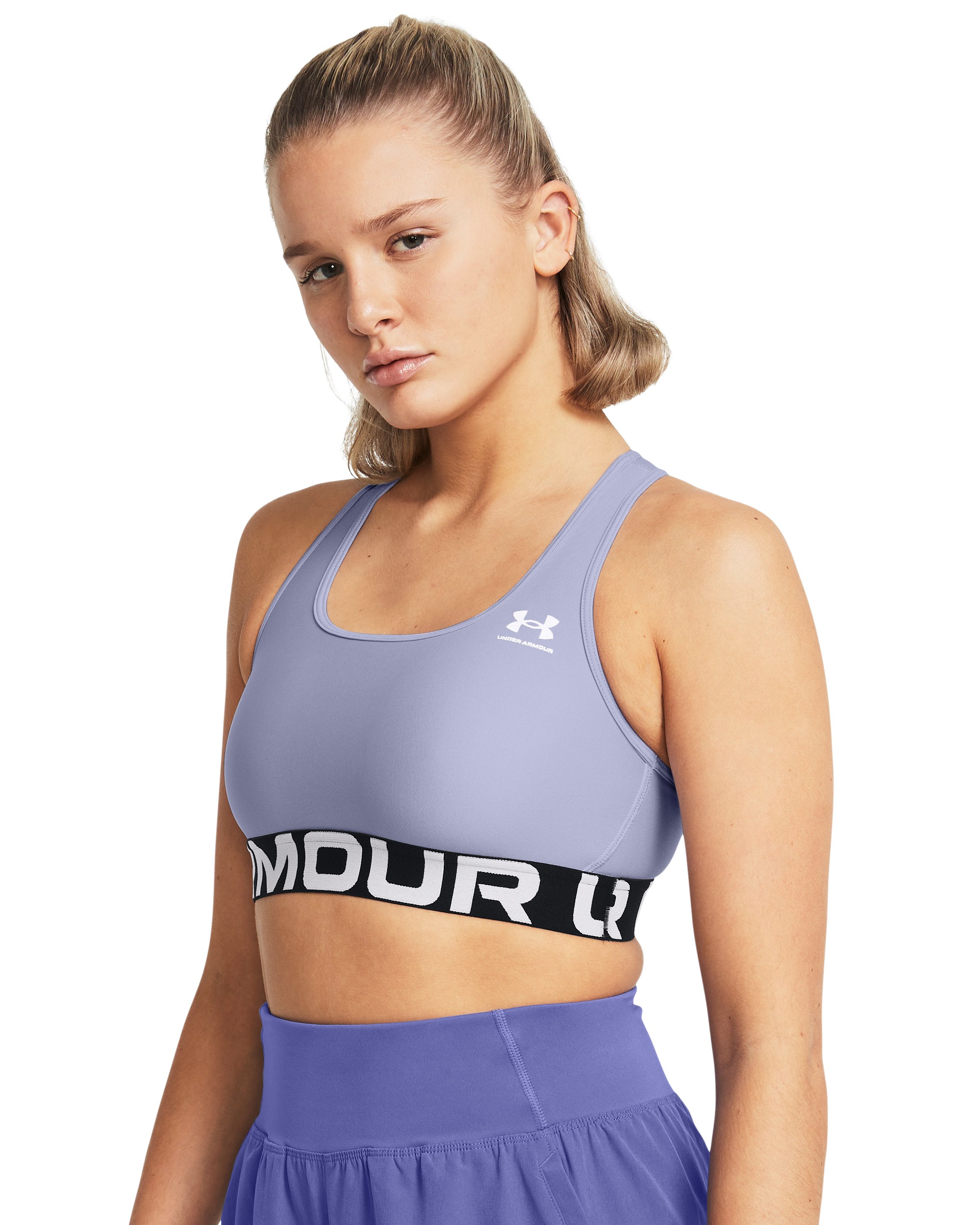 HeatGear Mid Branded Women's Sports Bra 19