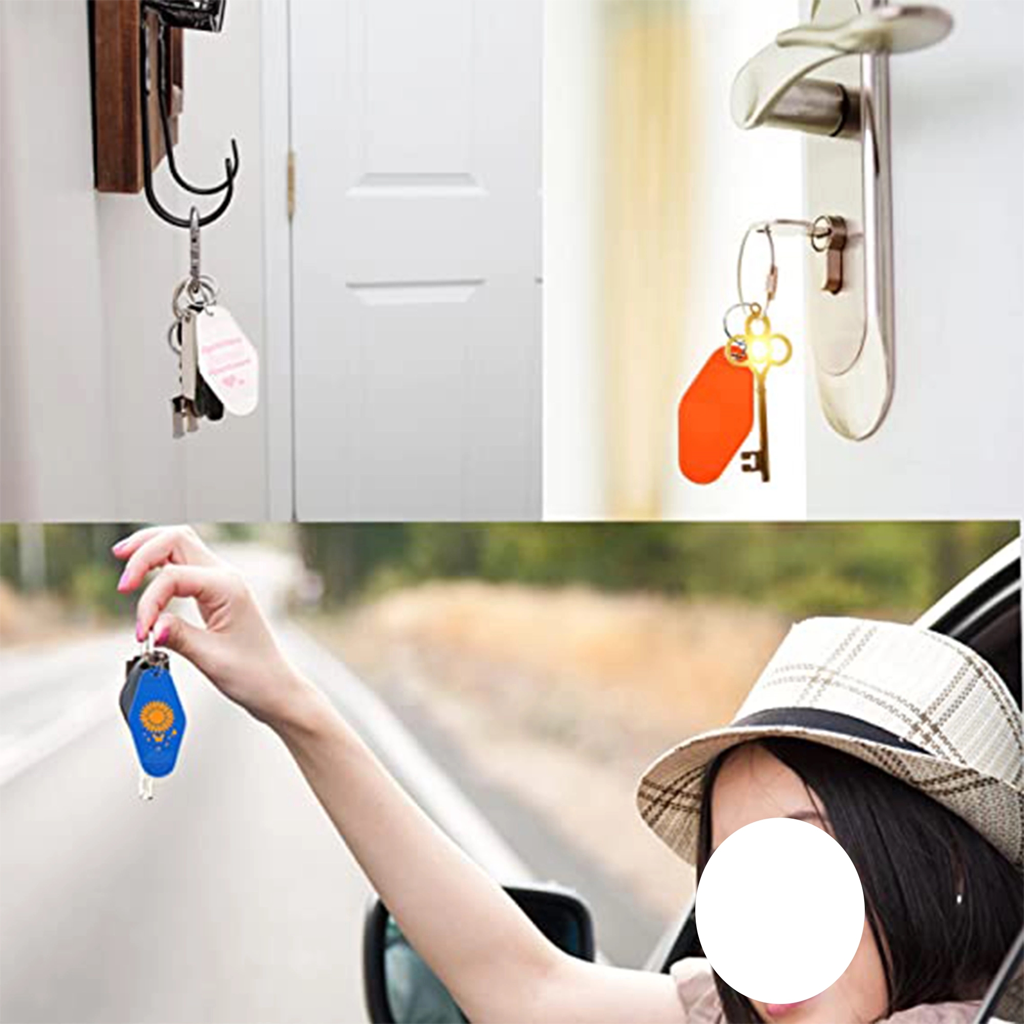 Plastic Hotel Keychain 1