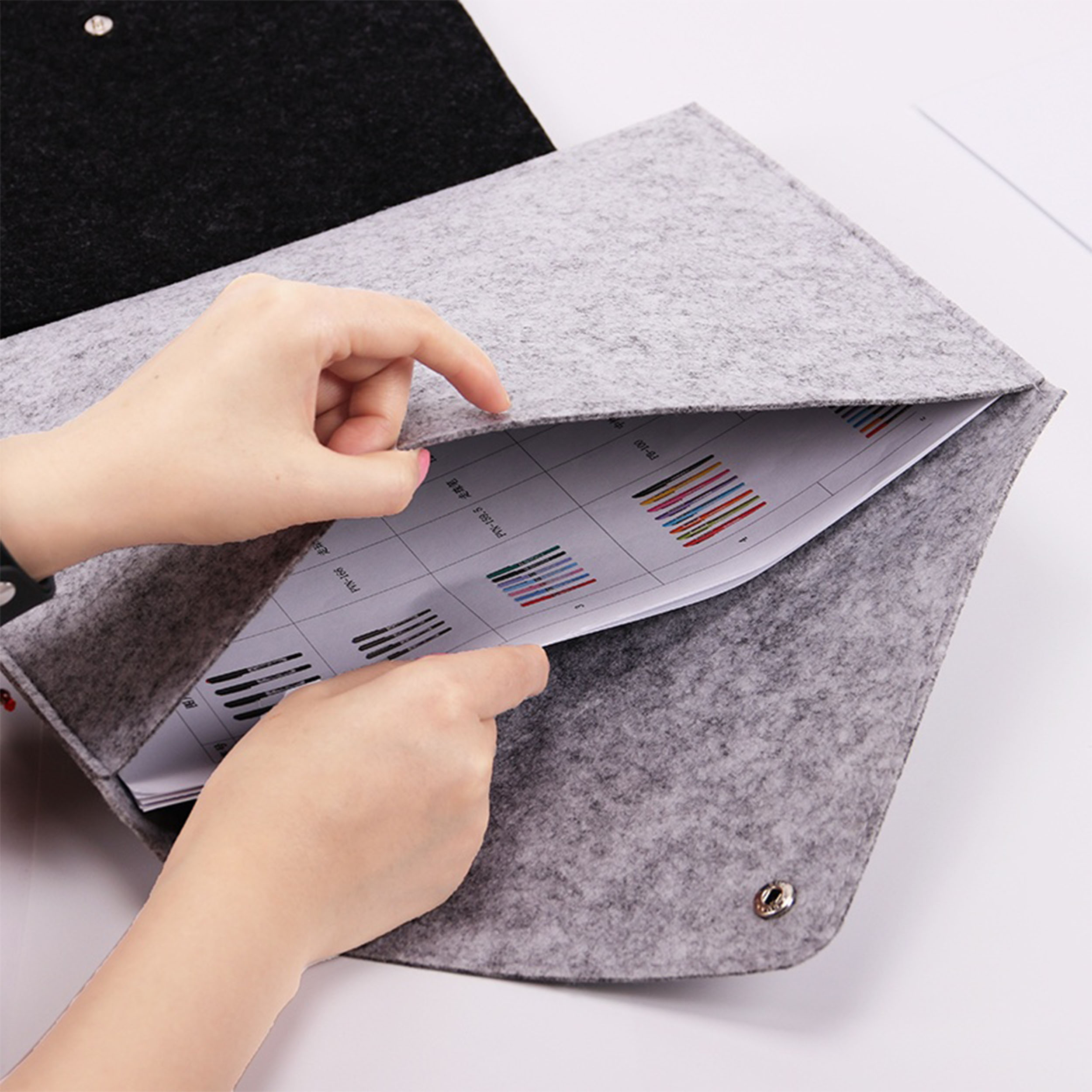 Sustainable Felt Document Organizer 2