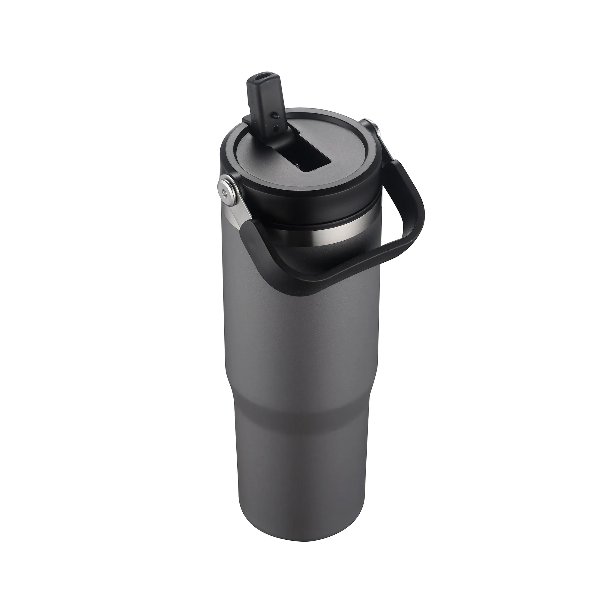 30oz. Double Wall SS / PP Mug with Handle and Flip Straw 11