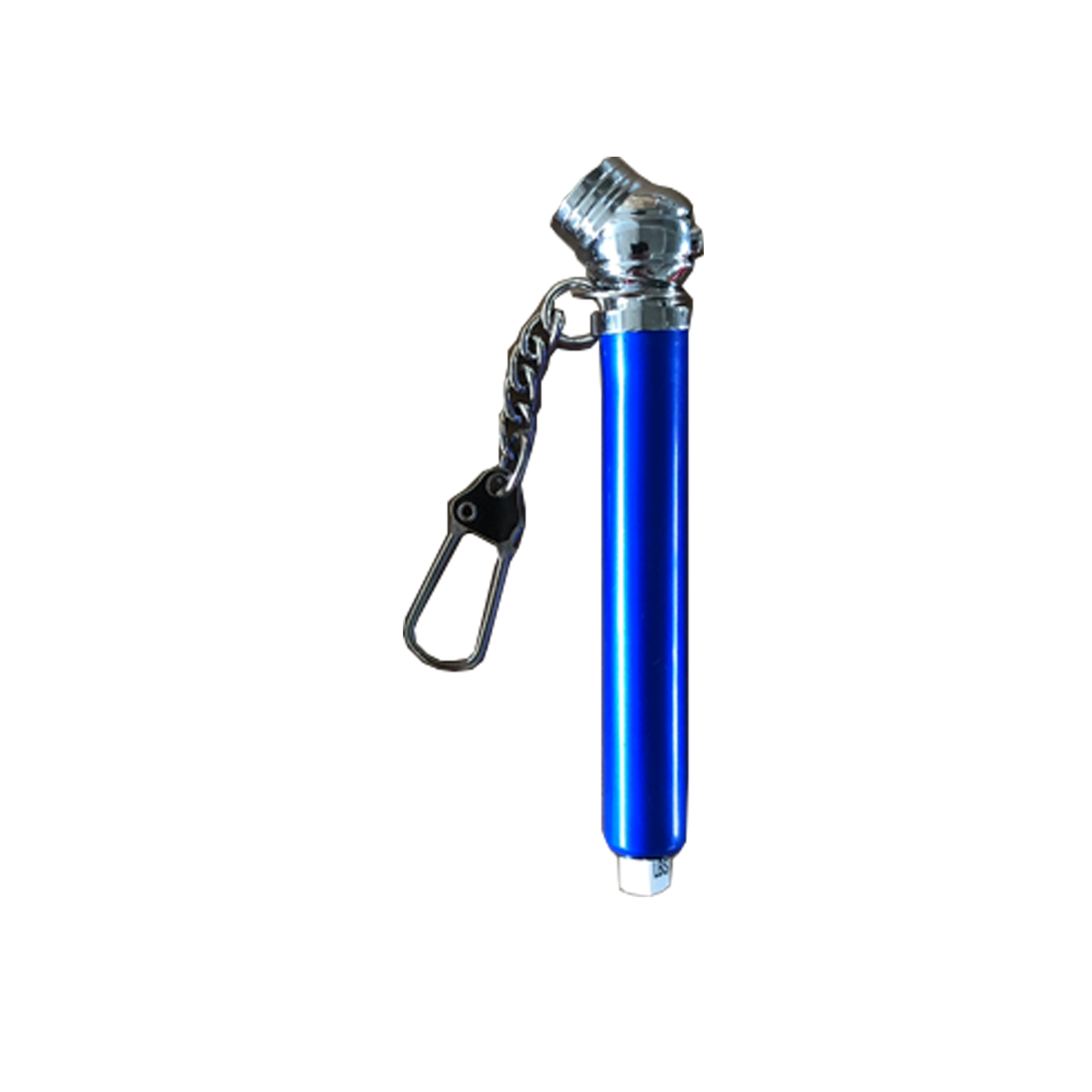 Aluminum Pen Size Tire Gauge with Keychain (Reads 10-50 PSI) 3