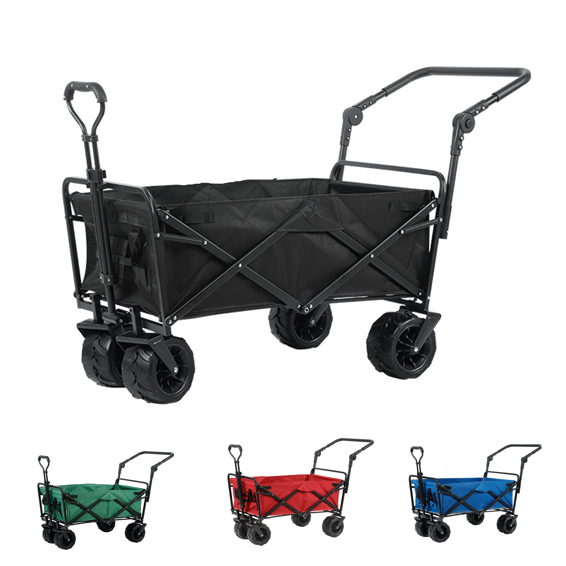 Heavy Duty All Terrain Folding Utility Wagon 1