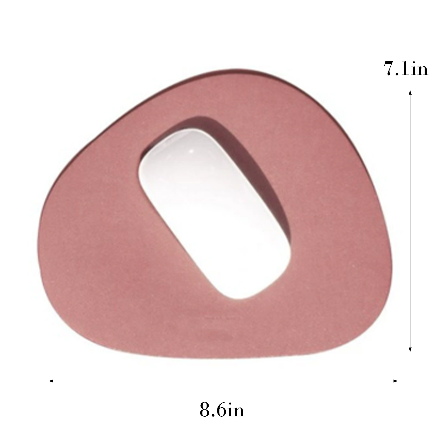 Non-Slip Irregular Leather Gaming Mouse Pad 6