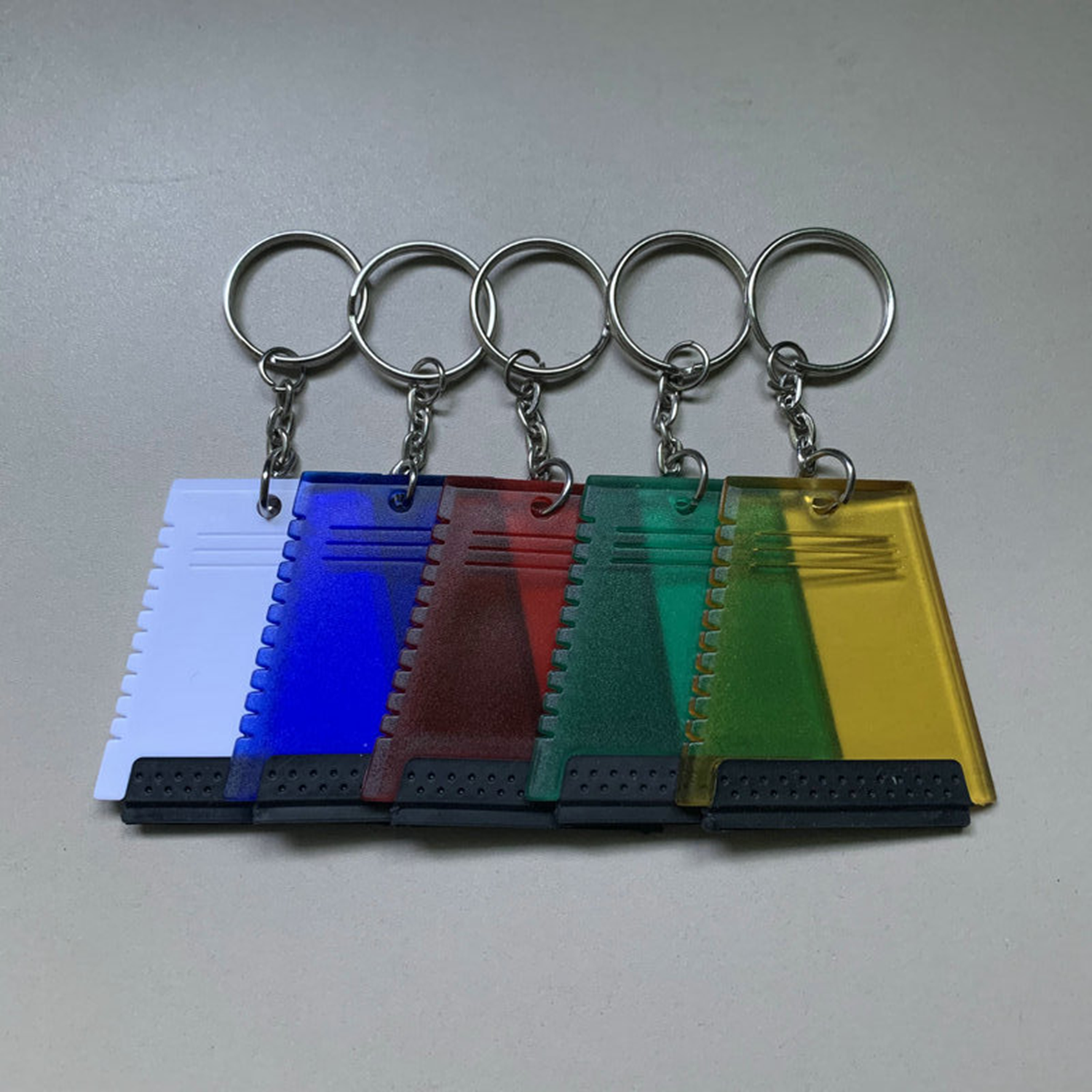 Mini Plastic Snow Scraper keychain 4