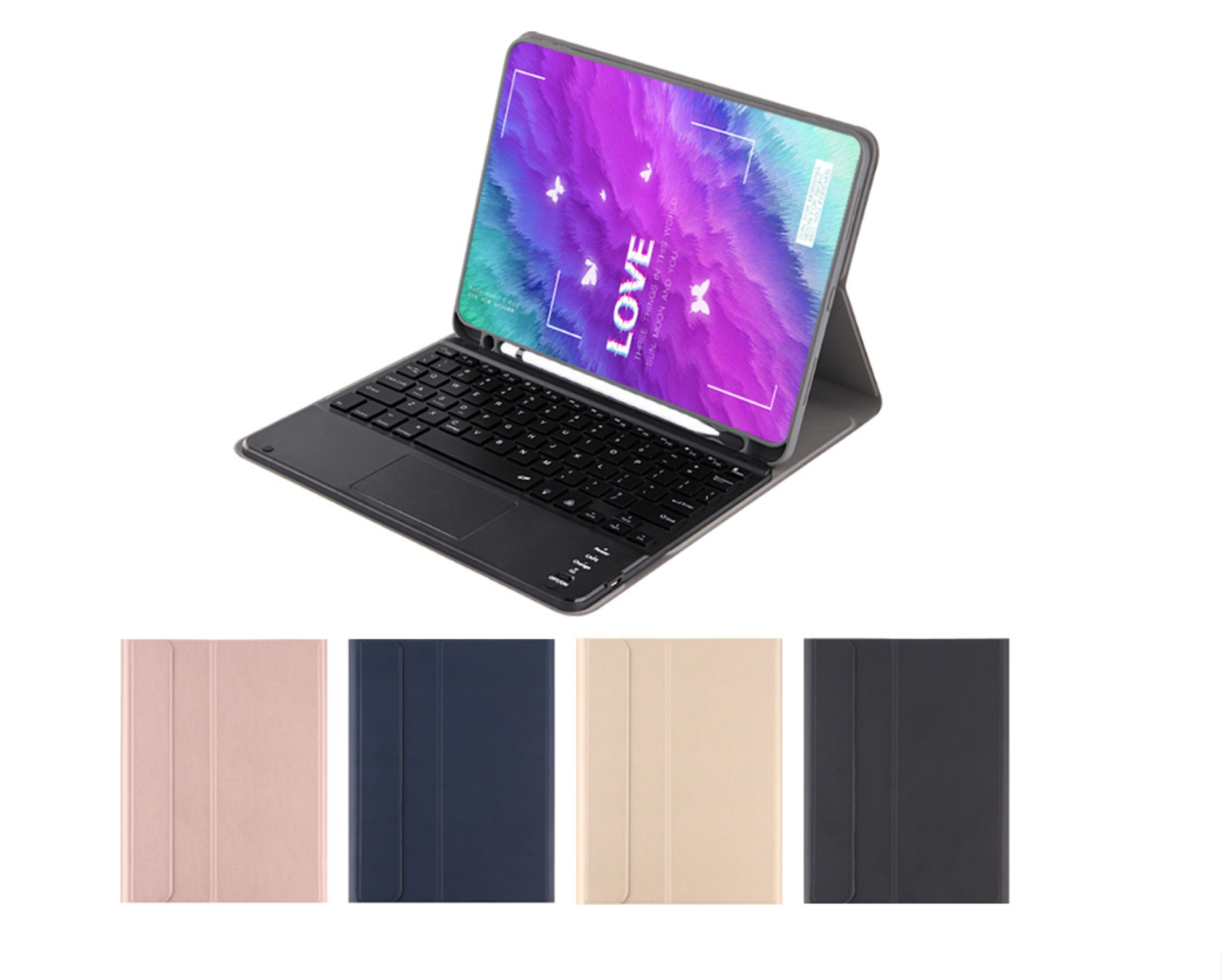 iPad10.2 Touchpad Wireless Keyboard Case