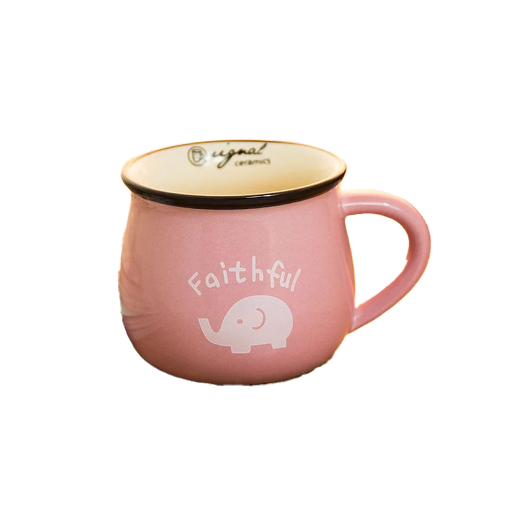 12oz Ceramic Egg-Shaped Mug 2