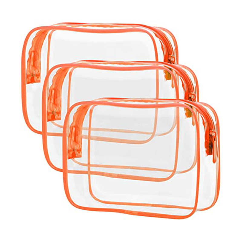 PVC Clear Travel Cosmetic Bag for Women and Men 11