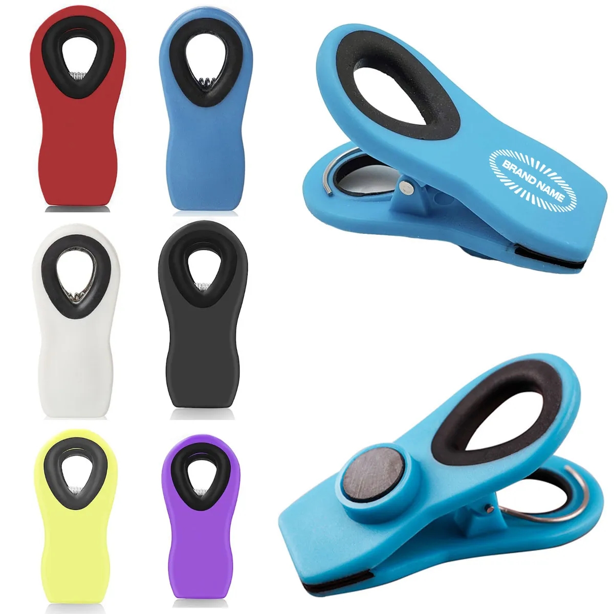 Promotional Refrigerator Snack Chip Bag Magnetic Clips 2