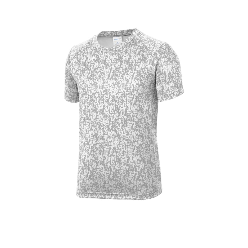 Sport-Tek Youth Digi Camo Tee. 32