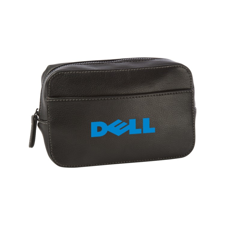 Bonded Leather Dopp Bag 2