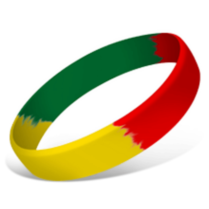 1 Inch Full Color Printed Wristbands 243