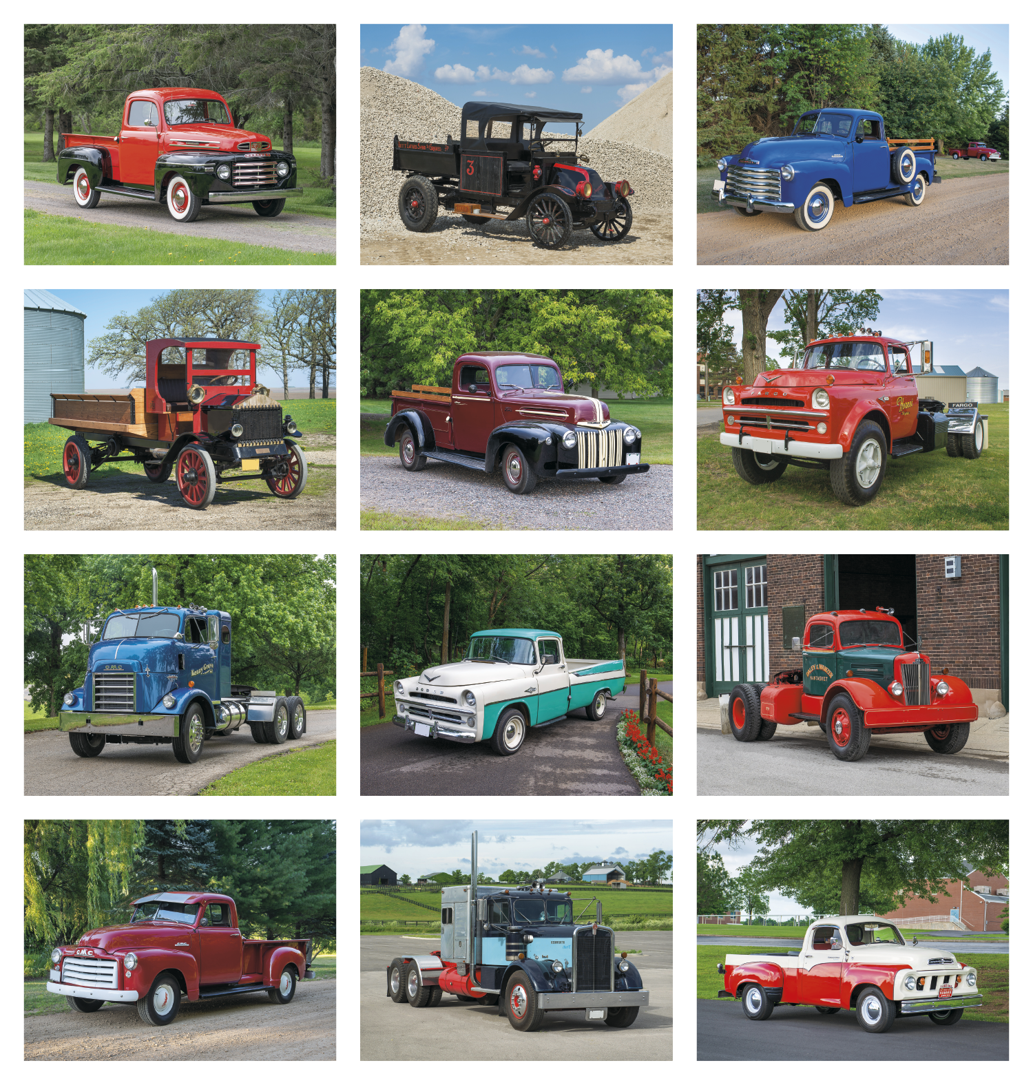 Triumph® Calendars Antique Trucks Calendar 24