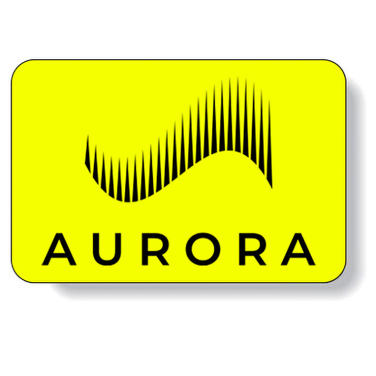 Fluorescent Chartreuse Paper Roll Labels Stock Rectangle (1.25"x1.875")