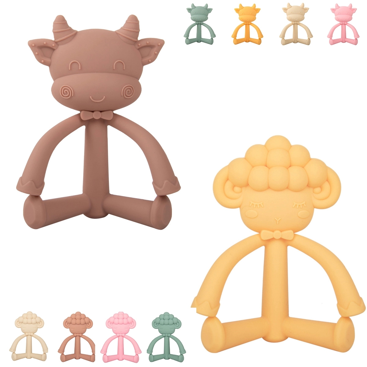 Silicone Baby Teether Molar Toy 3