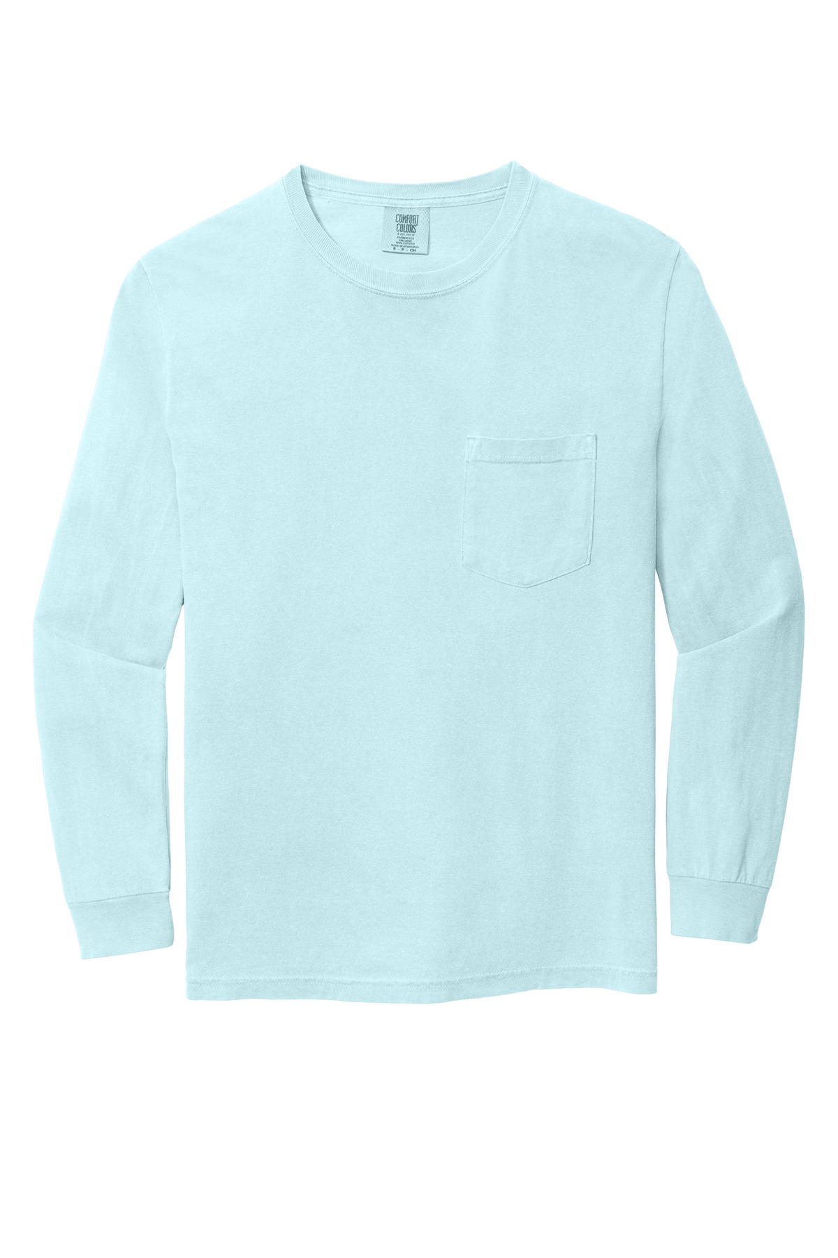 COMFORT COLORS Heavyweight Ring Spun Long Sleeve Pocket Tee. 4410 119