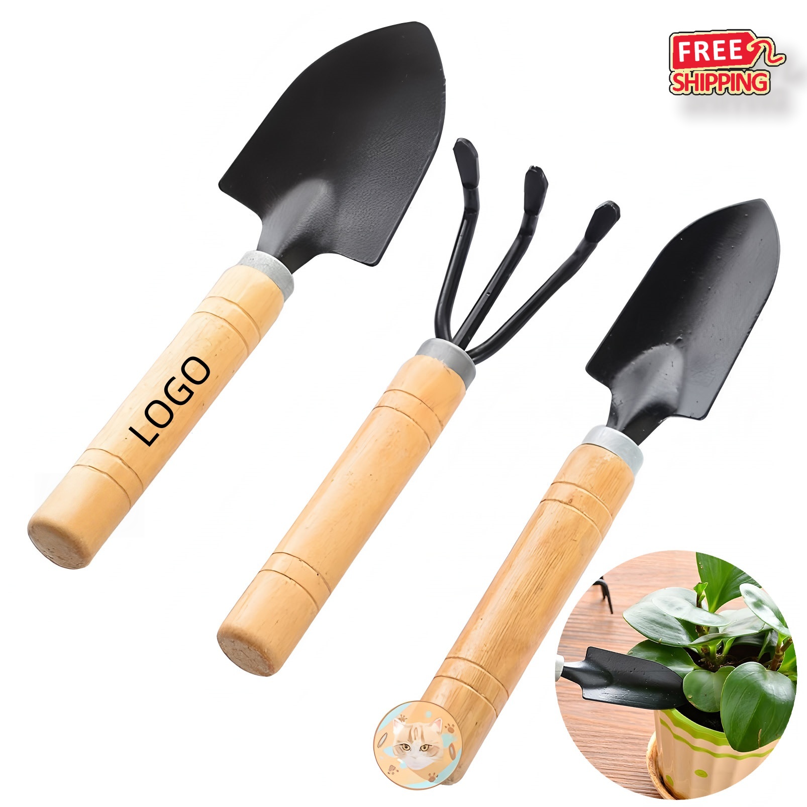 3 Piece Gardening Hand Tool Set 2