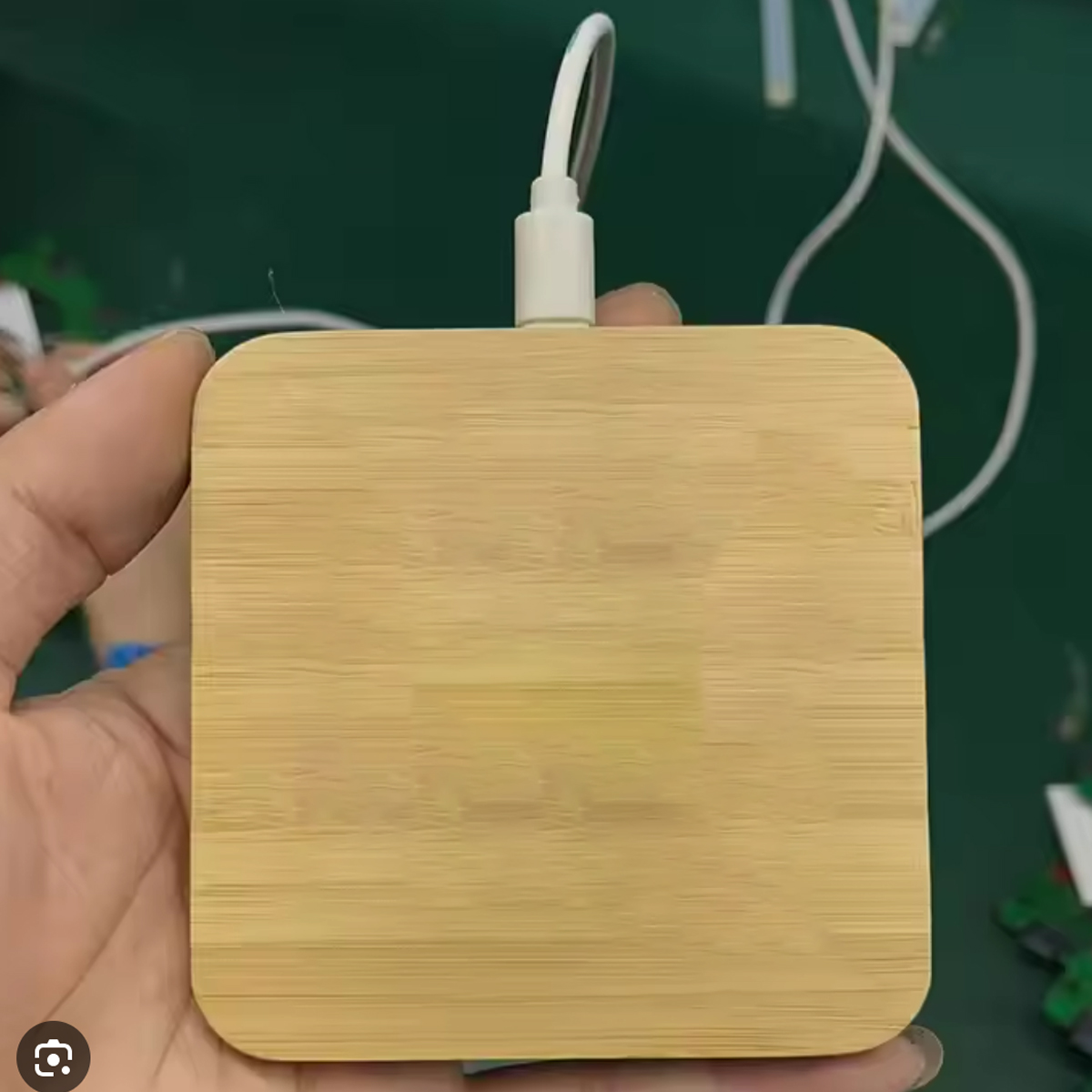 Eco-Friendly Bamboo Power Bank with USB Port 4