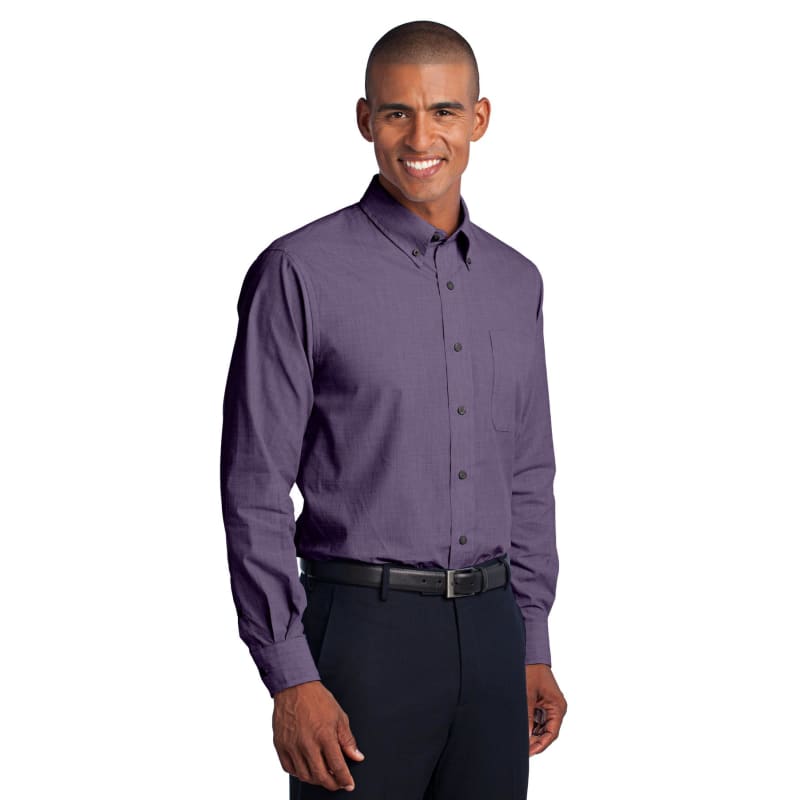 Port Authority Crosshatch Easy Care Shirt. 17