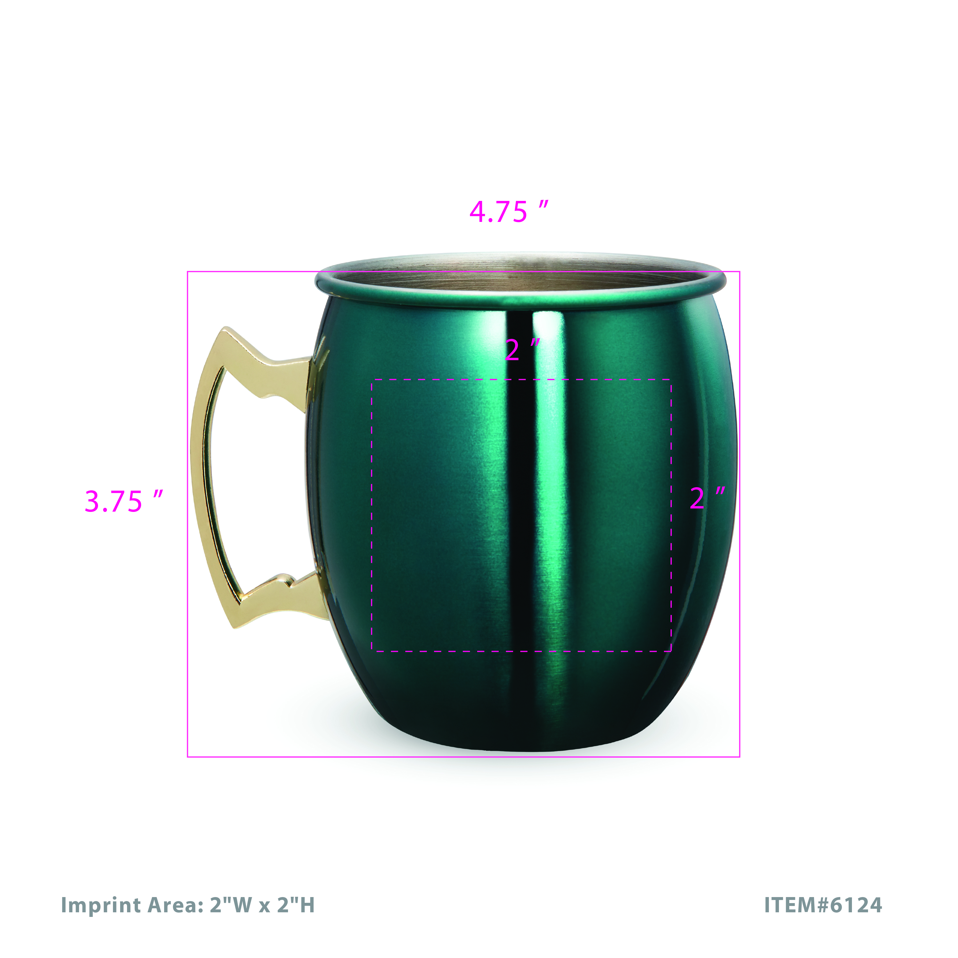 Twine Living® Holiday Moscow Mule Mug 1