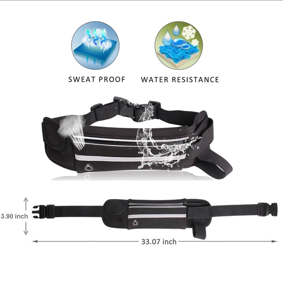Sports Mobile Phone Waterproof Fanny Pack 2