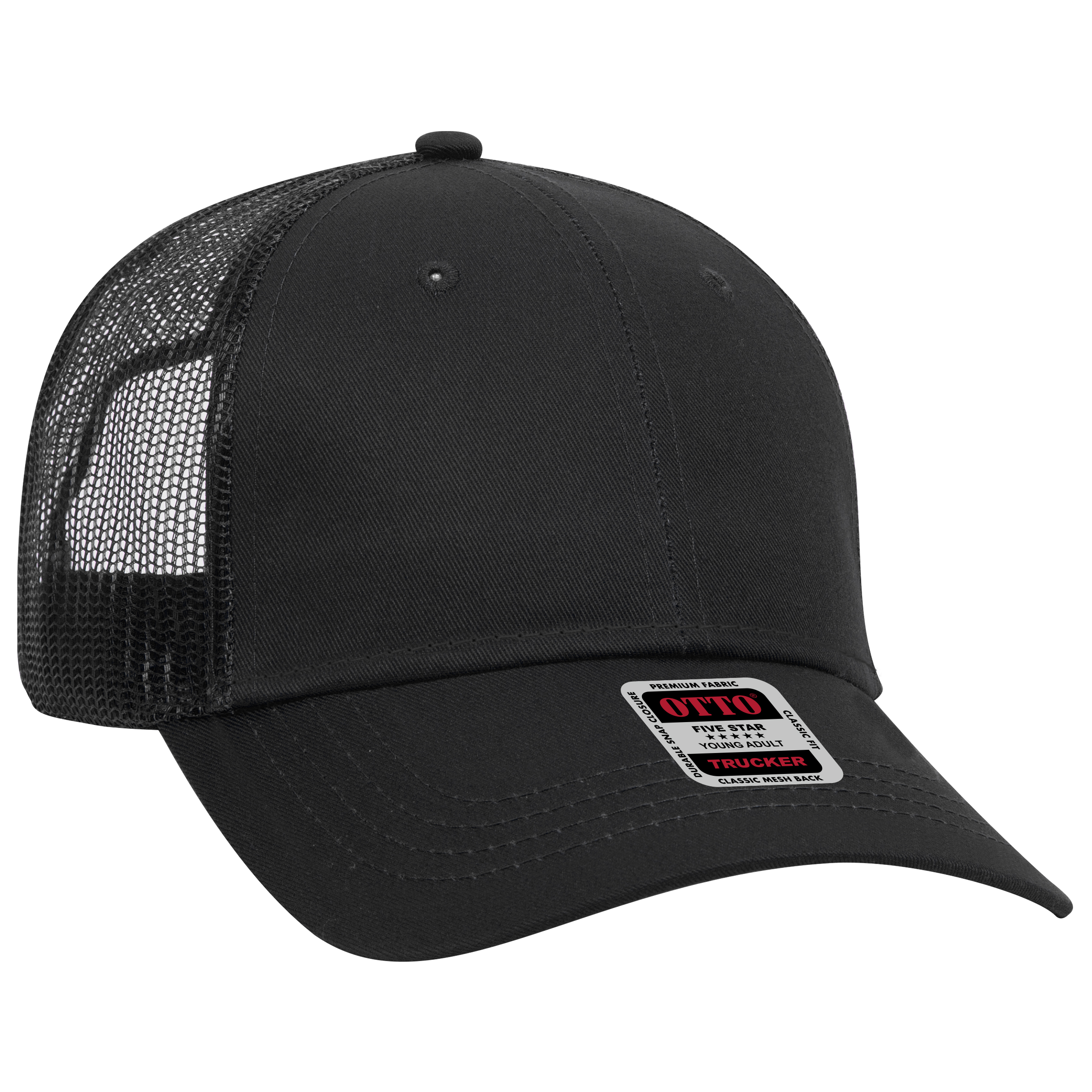 OTTO CAP® 6 Panel Low Profile Mesh Back Trucker Hat 76
