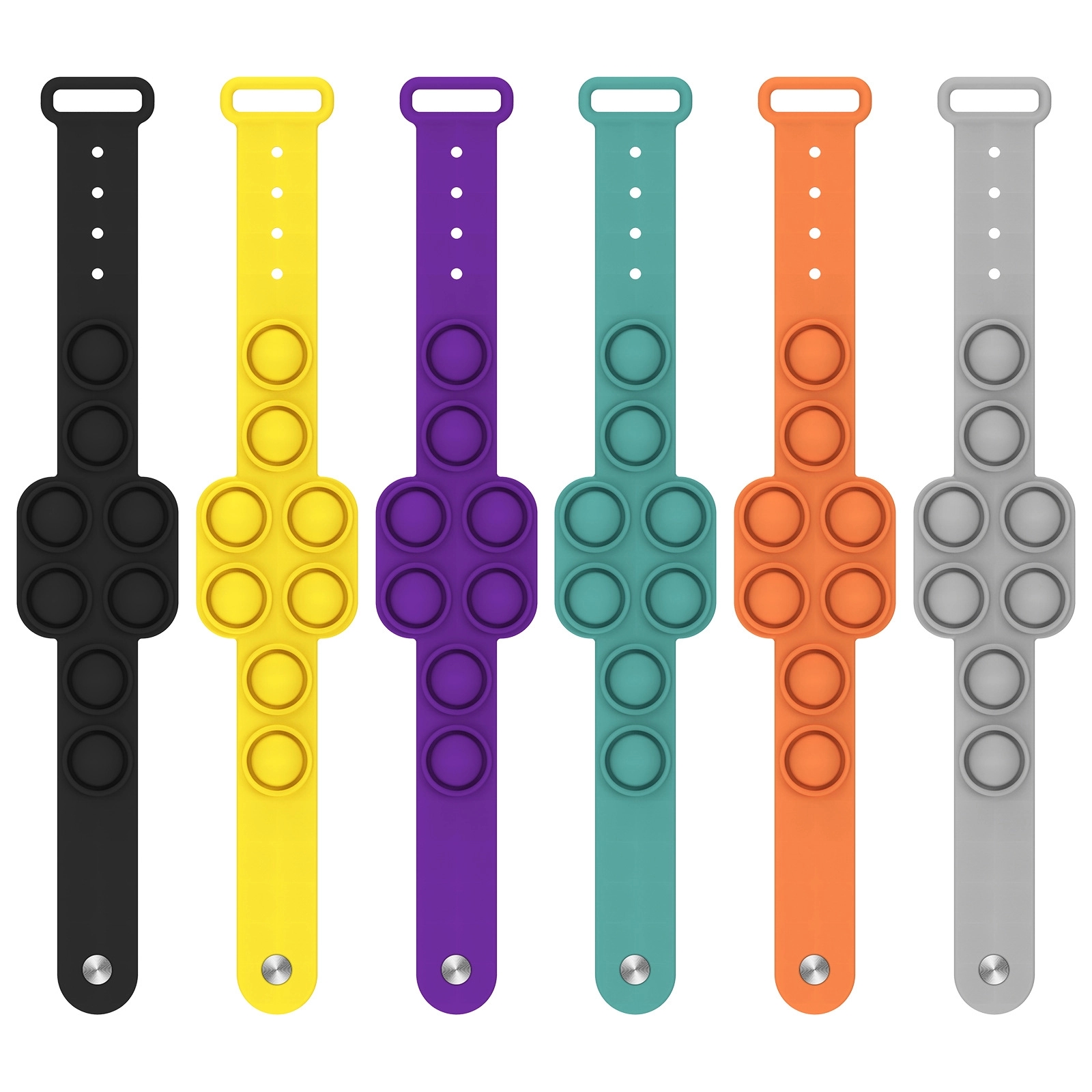 Push Pops Bubble Sensory Fidget Bracelet Toys Stress Relief 3