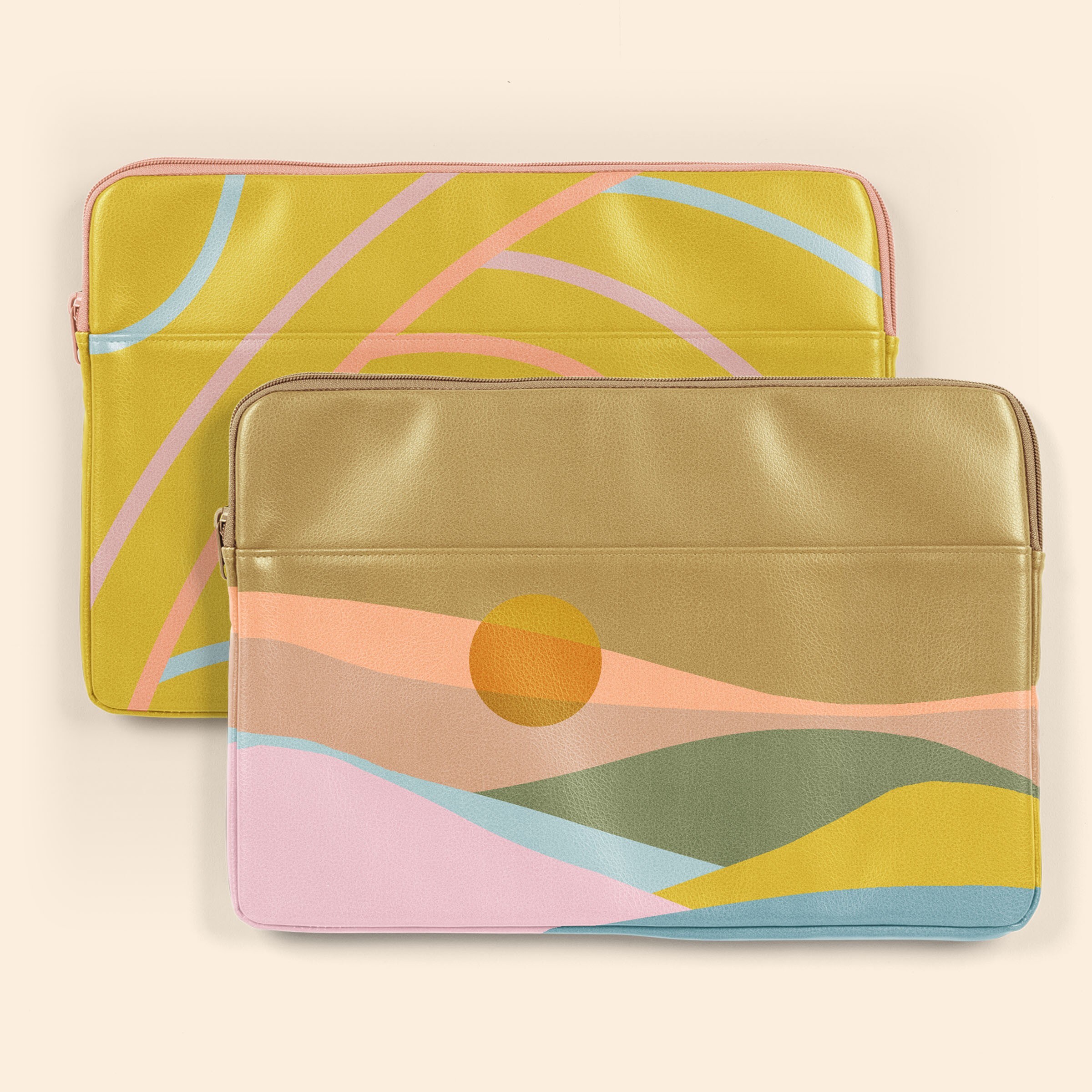 CONTINUED LAPTOP SLEEVES - VEGAN LEATHER - LARGE 15"