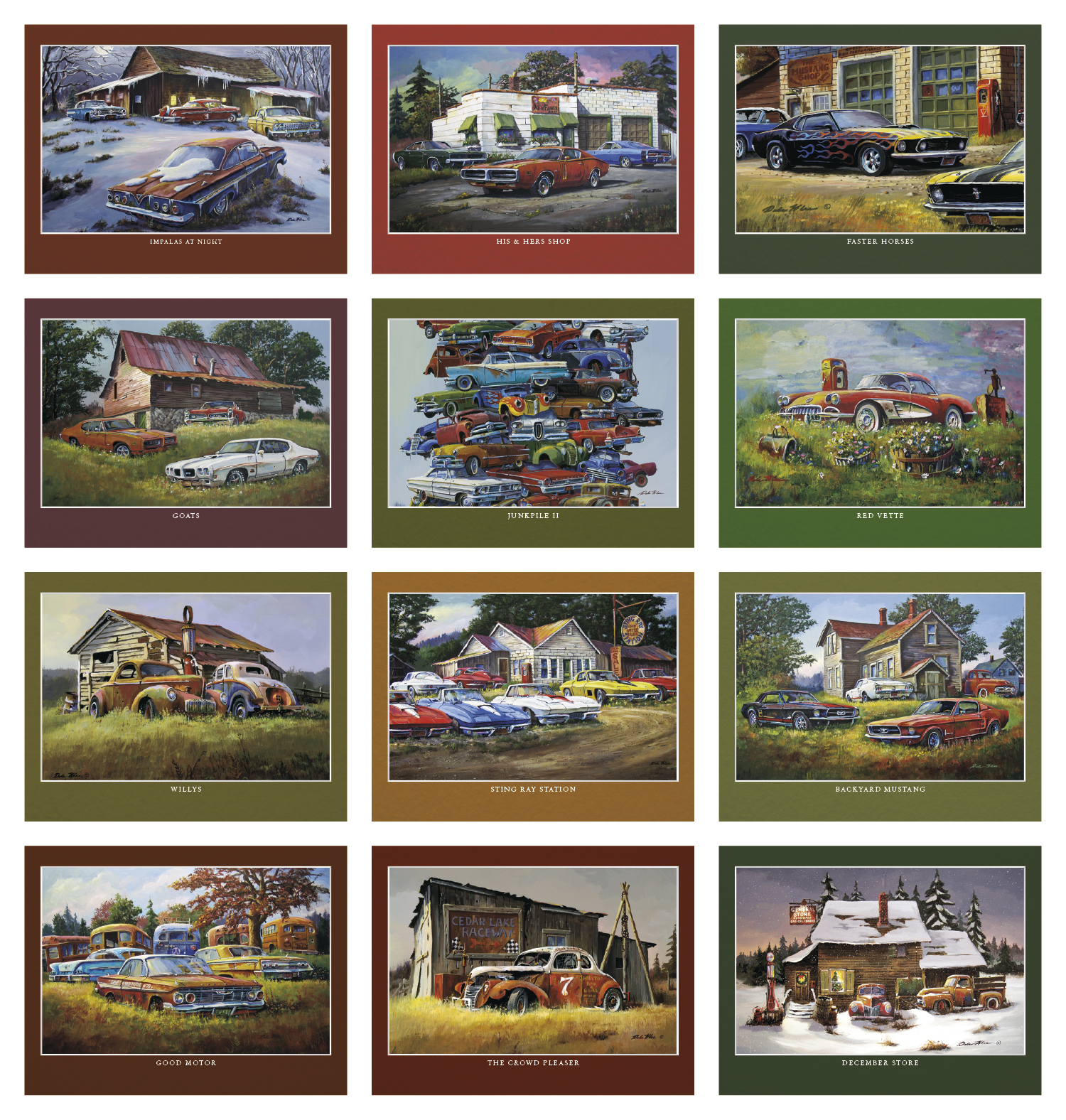 Triumph® Calendars Junkyard Classics by Dale Klee Calendar 53