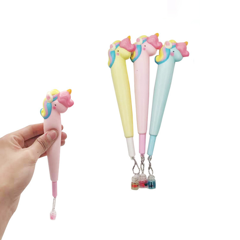 2 in 1 Squishy Unicorn Ball Pen and Squeeze Toy 5
