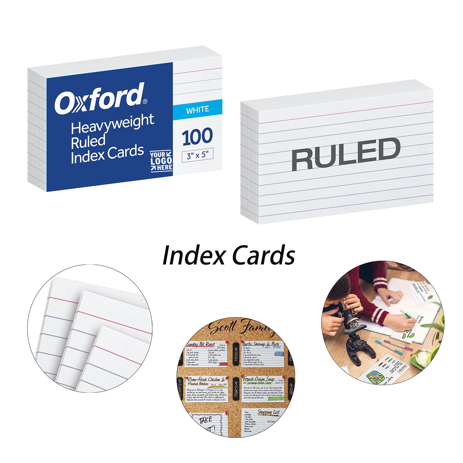Ruled Index Cards 2