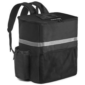 Thermal Food Delivery Backpack With Cup Holders 2