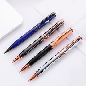 Gold Clip Business Executive Twist Metal Pen 17