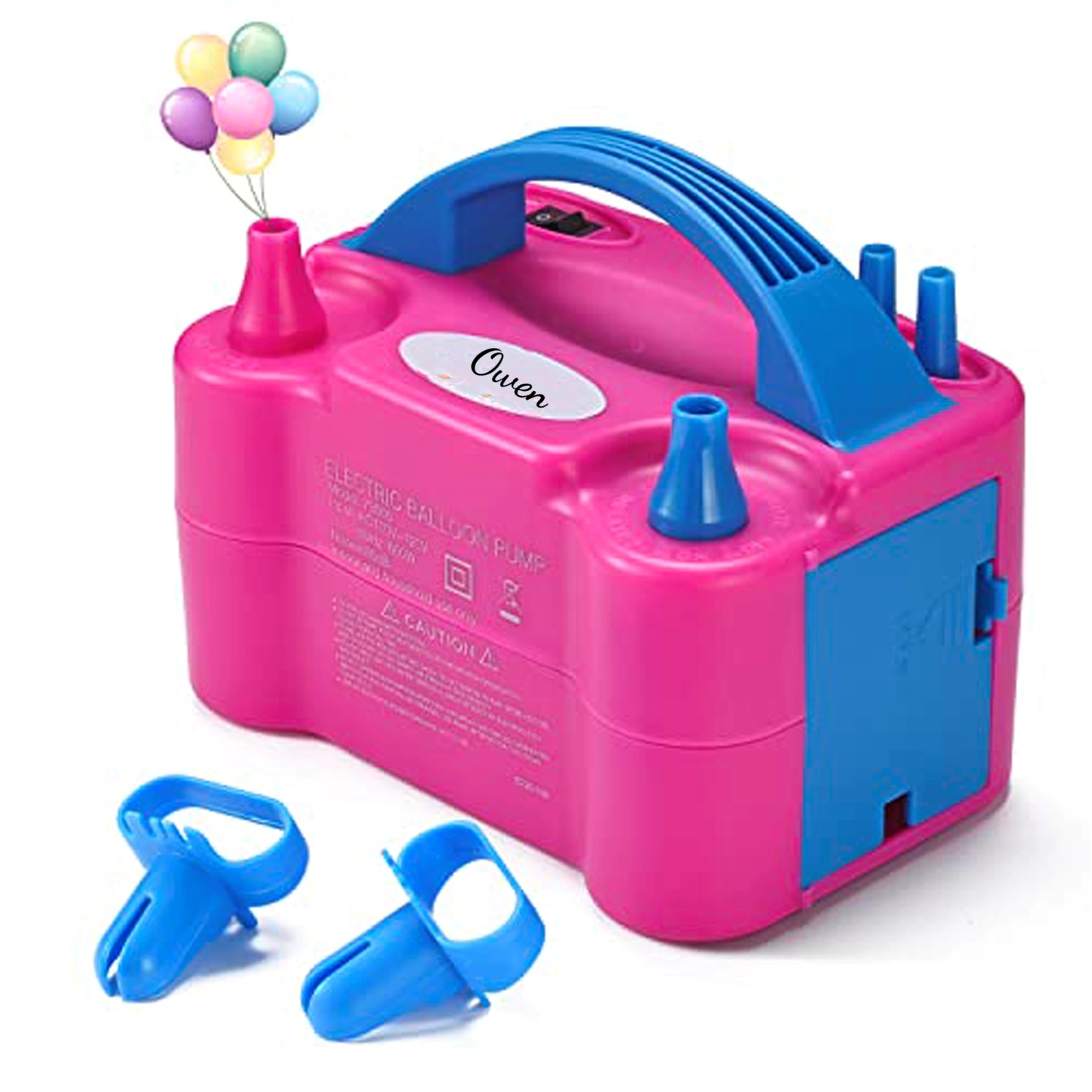Portable Dual Nozzle Balloon Blower Pump 2
