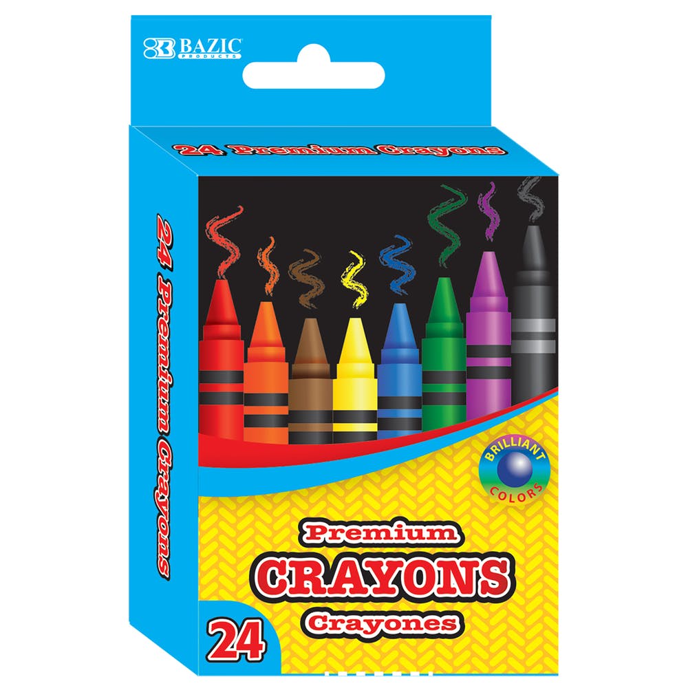 Crayons - 24 Count Assorted Colors 2