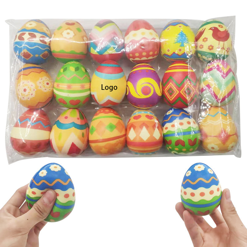 Squishy Easter Egg Squeeze Toy Stress Reliever 6