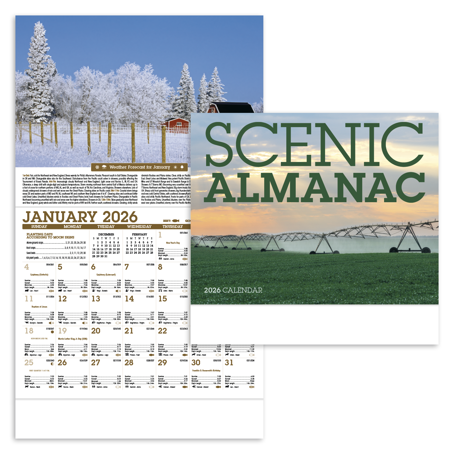Triumph® Calendars Scenic Almanac 19
