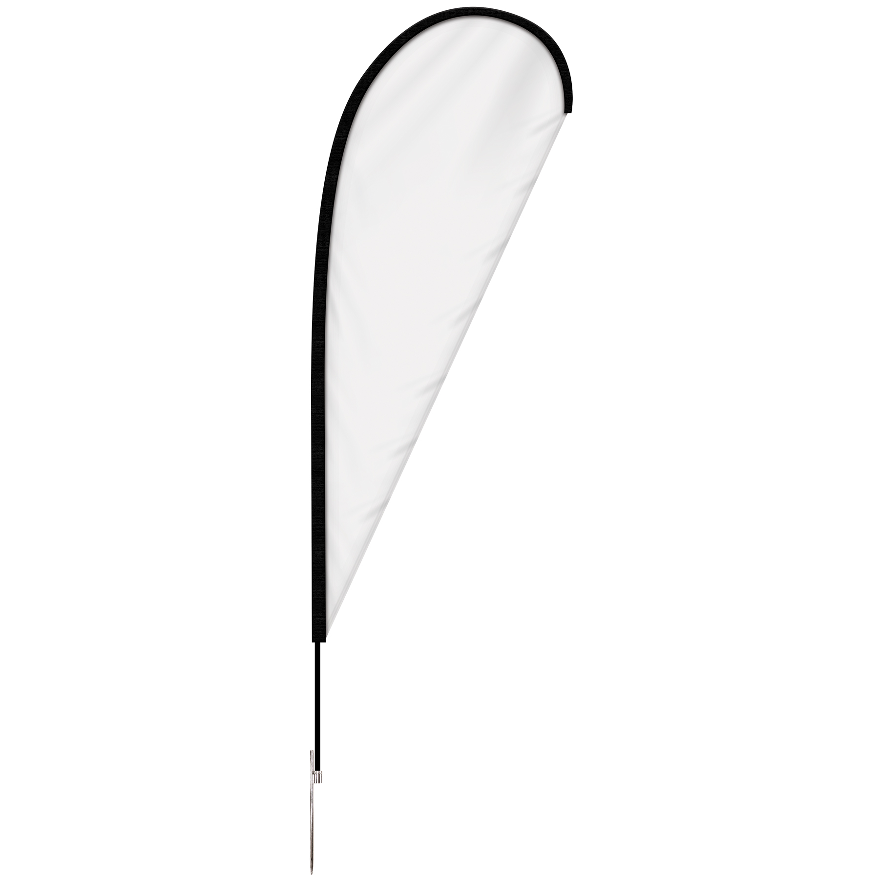 24 - Hour 6' Single Reverse Teardrop Banner with Hardware Set 5