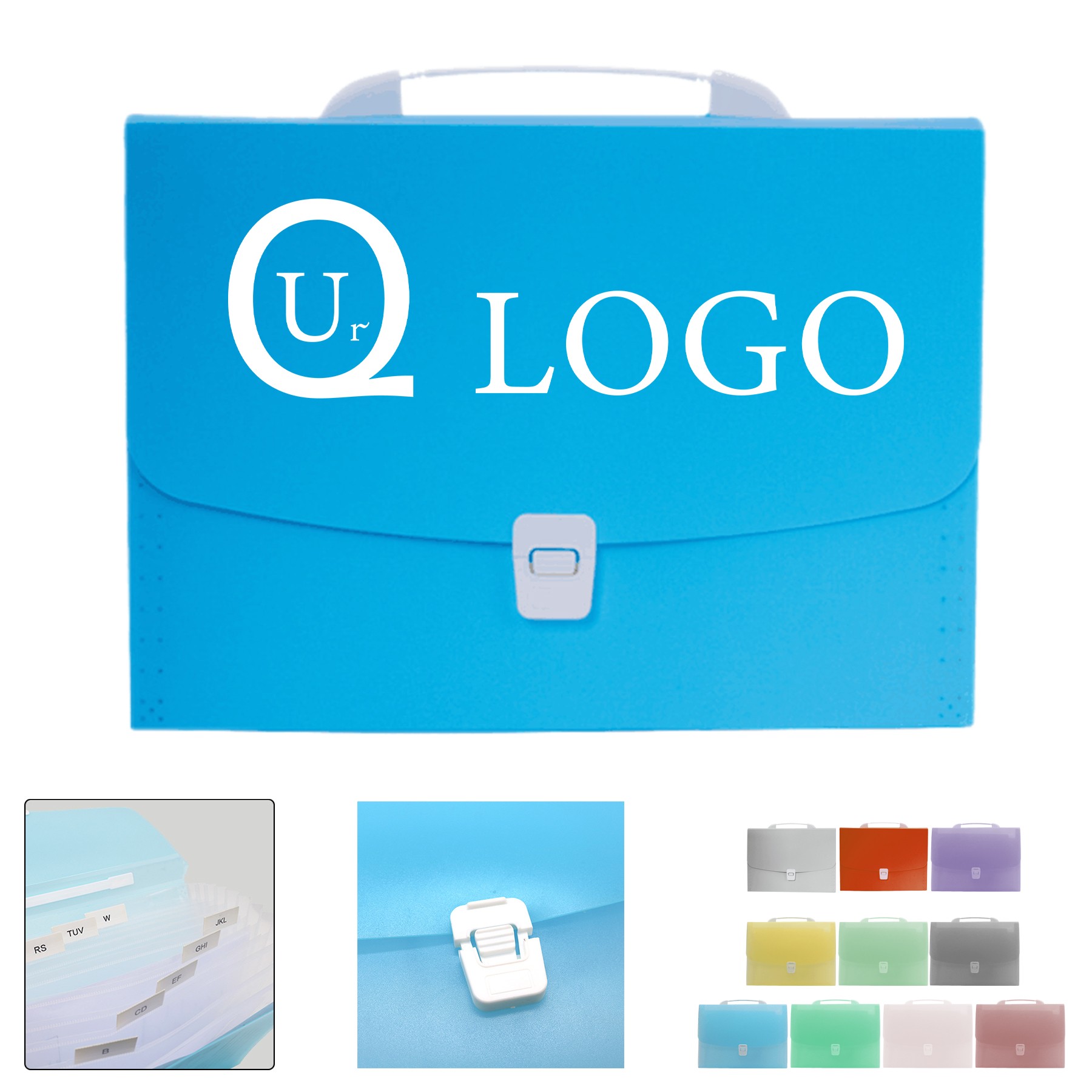Portable Translucent Folder Bag