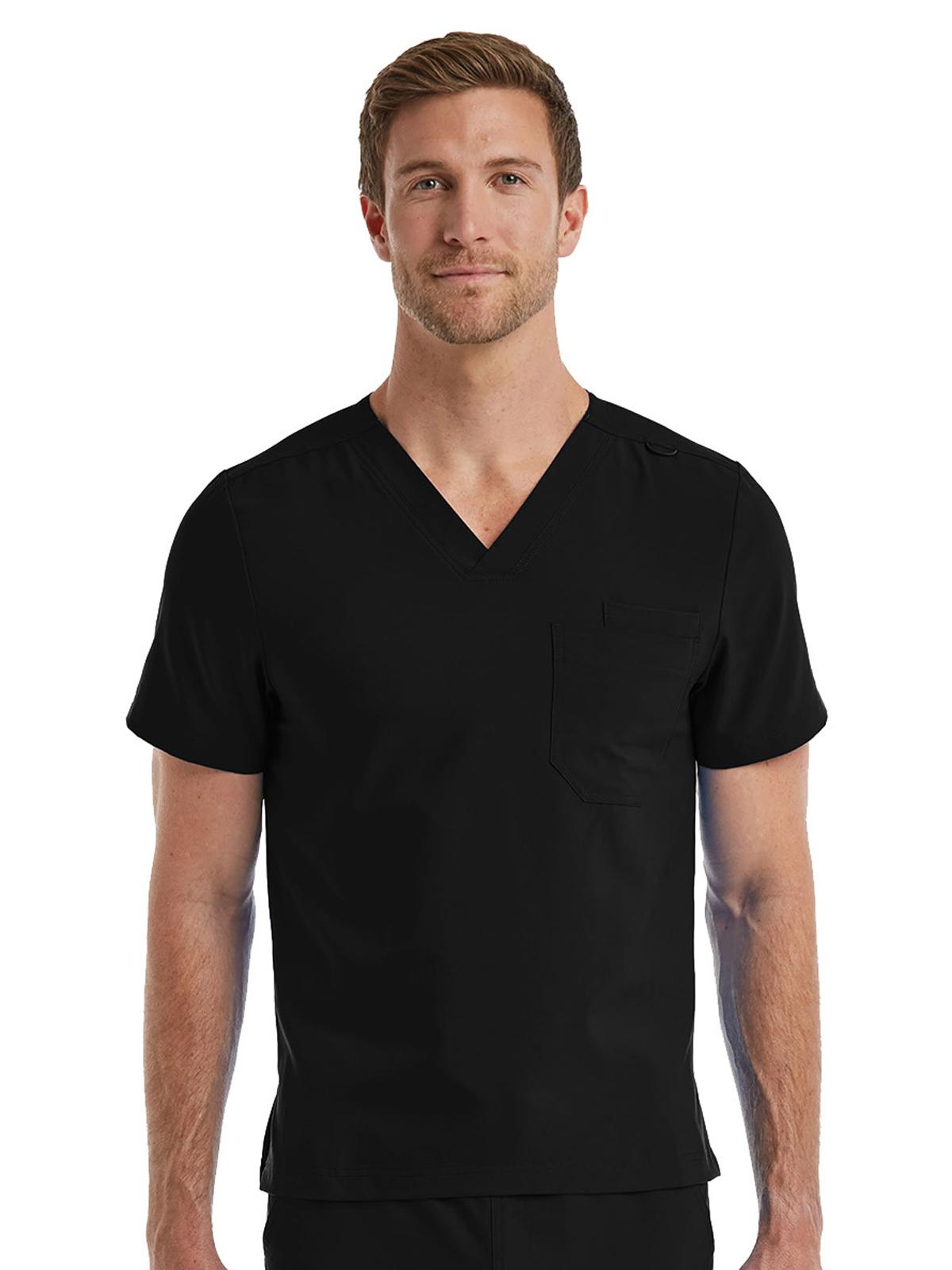 ScrubJoy Fit-4-All - Unisex One-Pocket V-Neck Top 12
