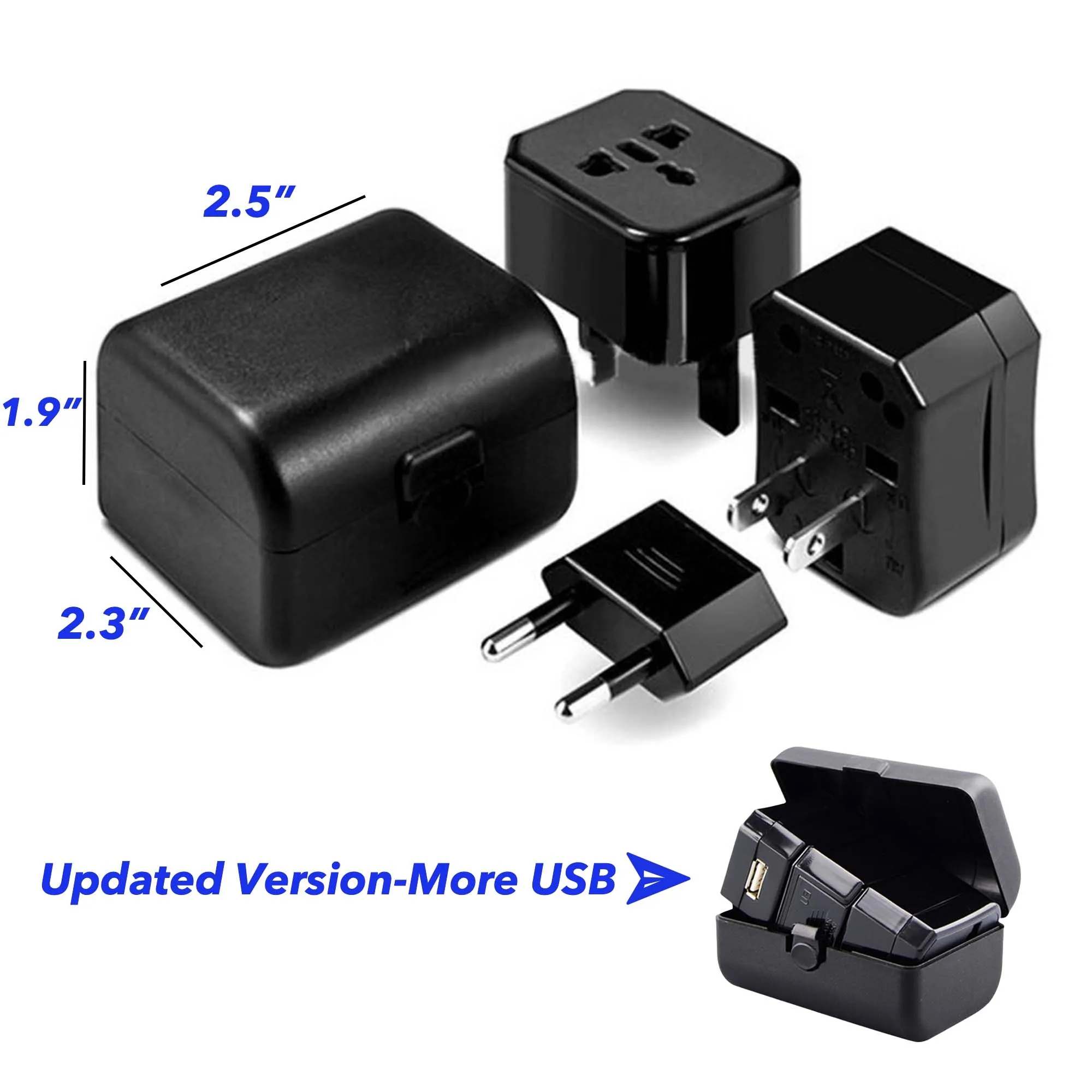 MOQ50 Universal Power Adapter Combination Travel 3