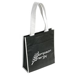 Peak Non-Woven Tote Bag with Pocket 28