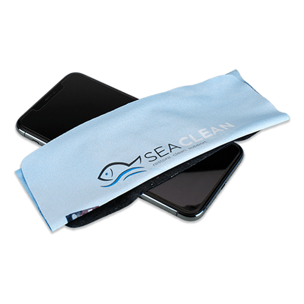 USA Made Eco rPET Microfiber Cloth - 8" X 8" 4