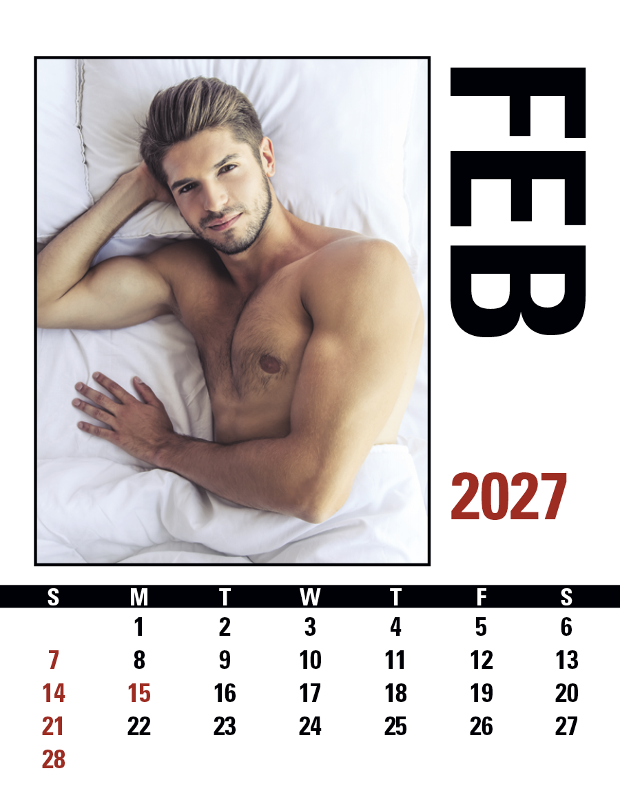 Triumph® Calendars Press-N-Stick Male Call Calendar 49