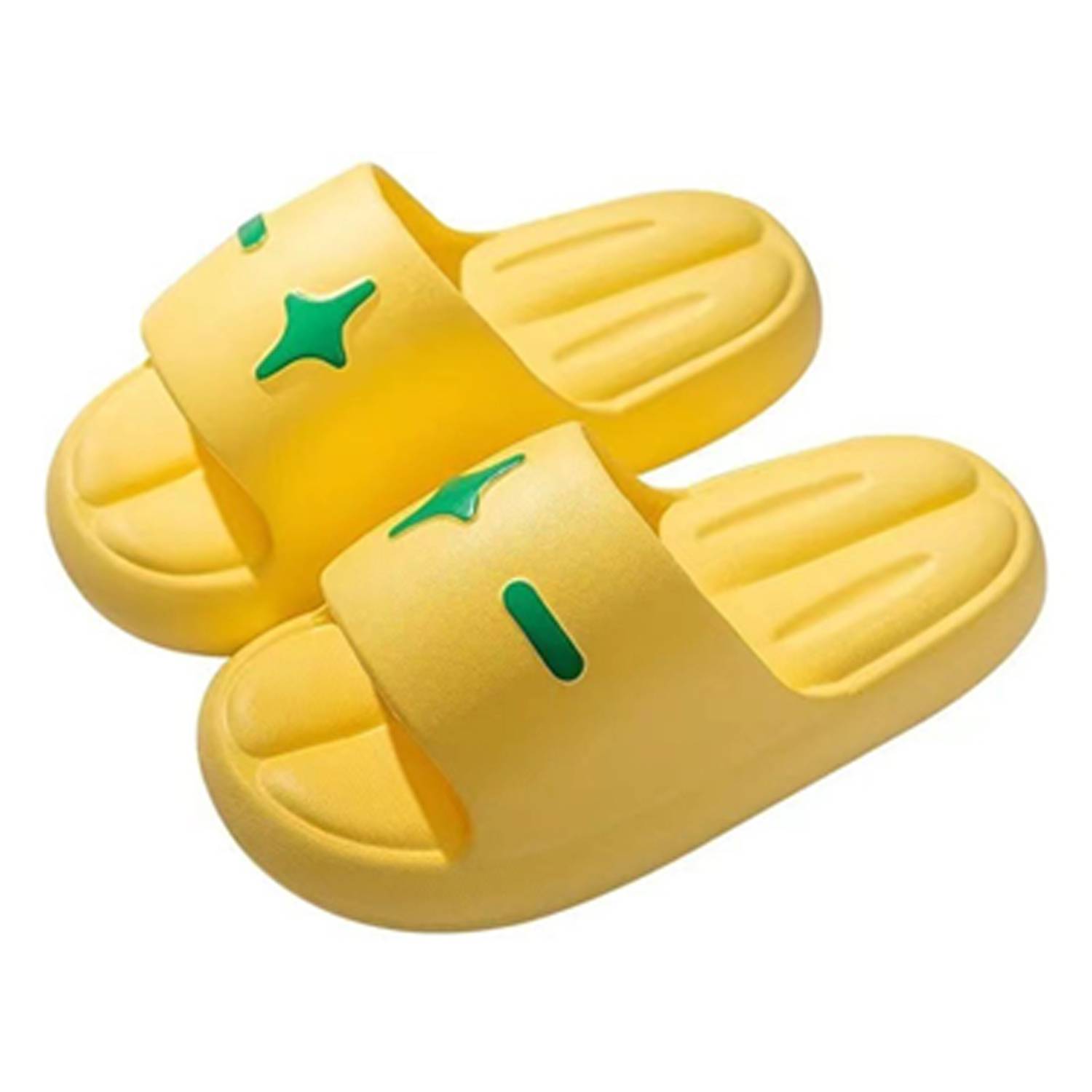 PVC Non Slip Thick Sole Pillow Slippers 8
