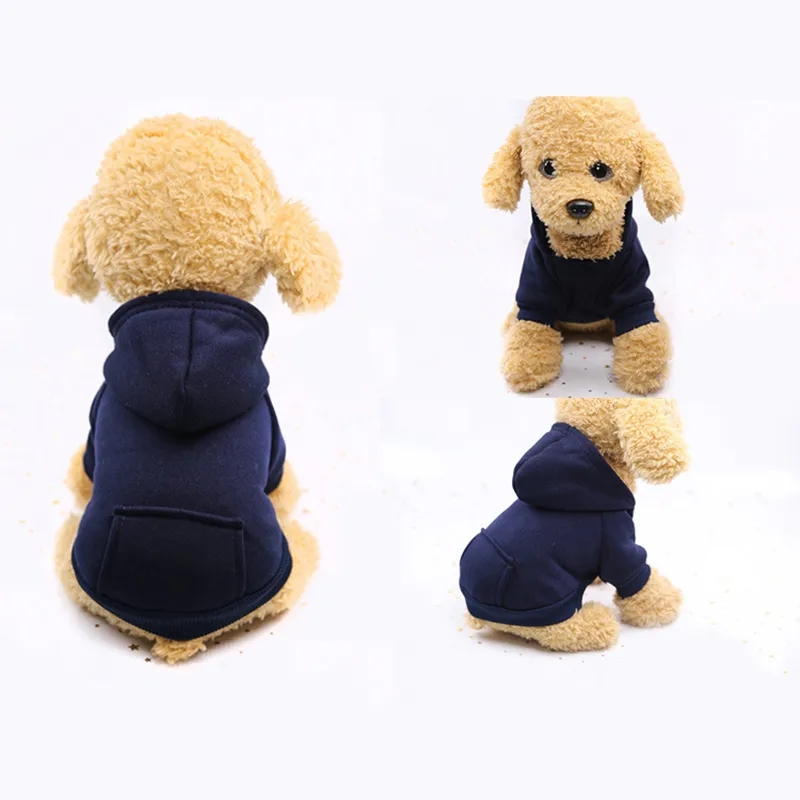 Winter Pet Hoodie Coat Small Dog Jacket With Pocket 8
