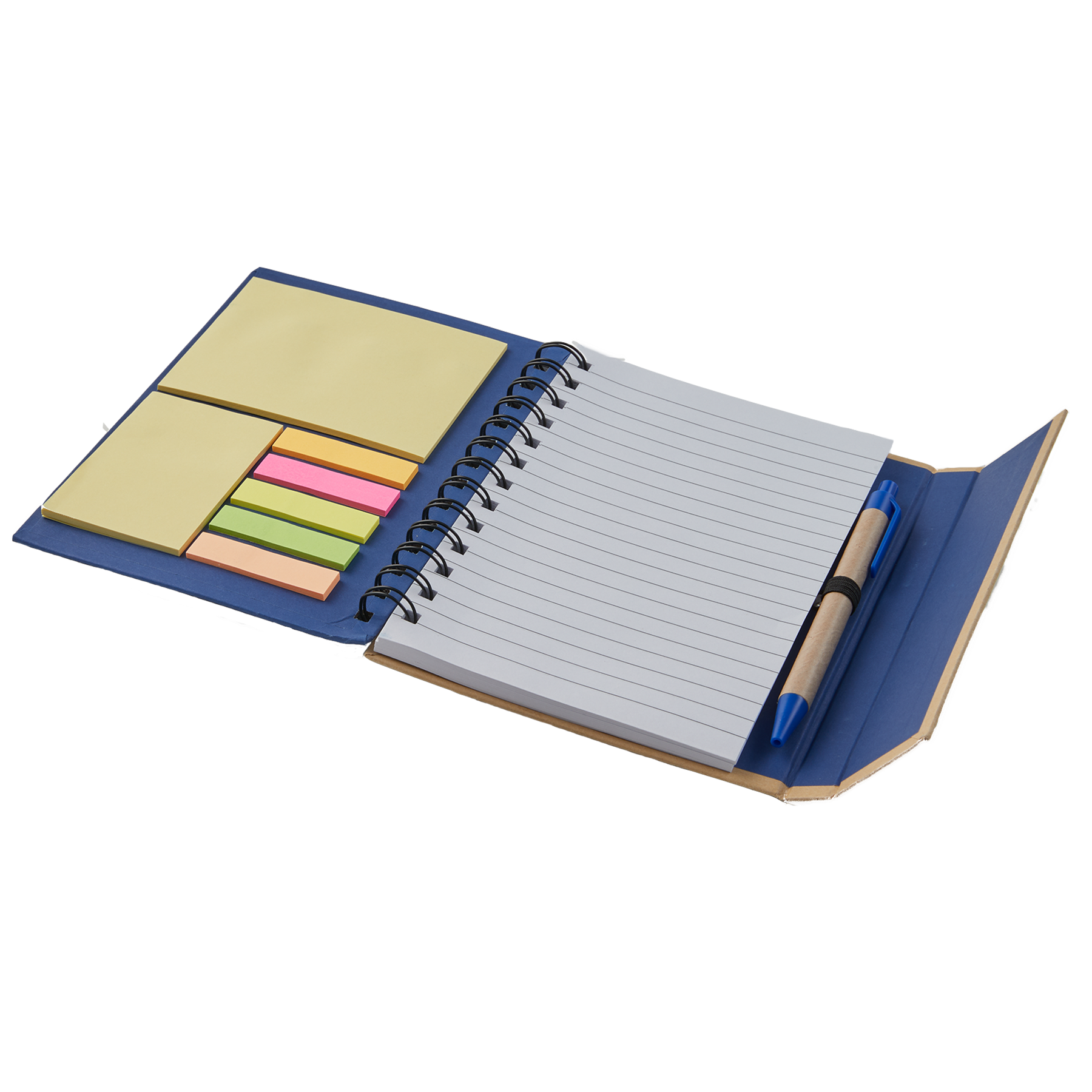 Eco Magnetic Notebook W/ Sticky Notes & Pen 12