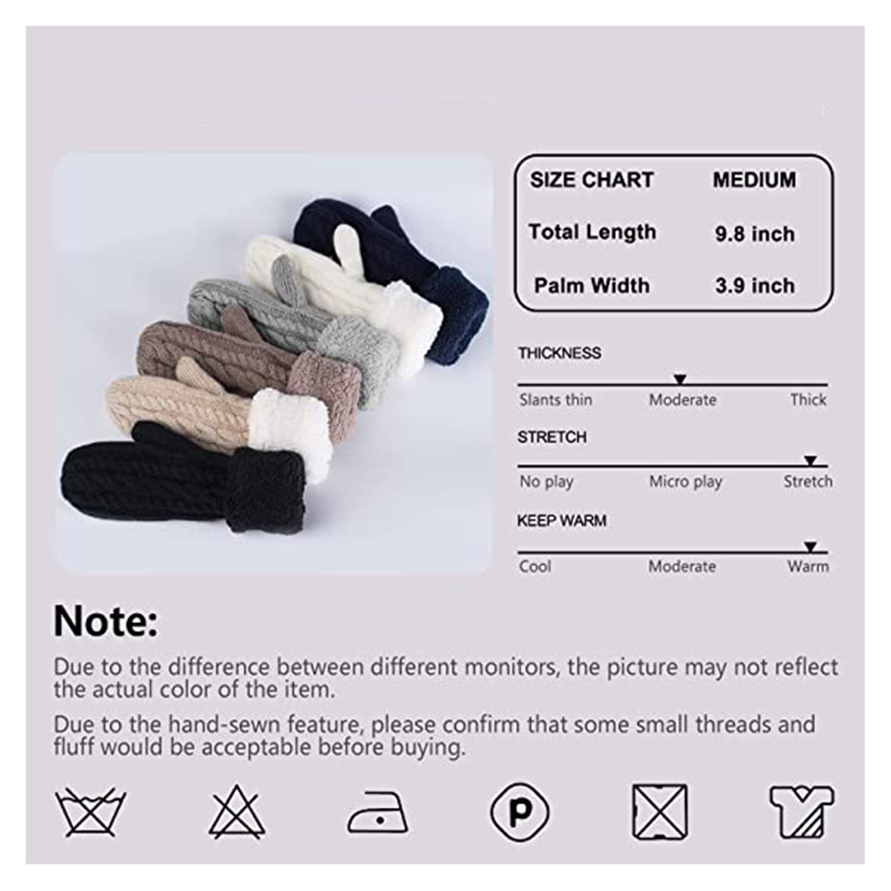 Women's Winter Mittens Glove 2